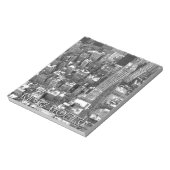 New York Souvenir Notepad Retro NYC View Geschenk Notizblock (Rotiert)