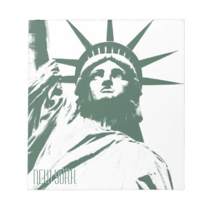 New York Souvenir Notepad Statue of Liberty Gifts Notizblock
