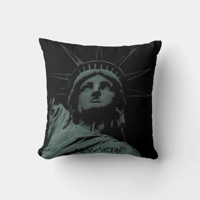 New York Souvenir Pillow NY Statue of Liberty Pill Kissen (Vorderseite)