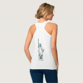 New York Souvenir Tank Top Statue of Liberty Top (Rückseite Vollansicht)