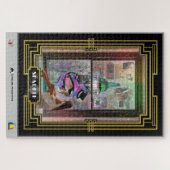 NEW YORK SPARKLE BILD 8 RAHMEN 2 WEISS PUZZLE (Horizontal)