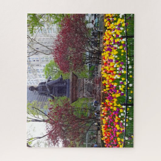 New York Spring Blumen. Puzzle (Vertikal)