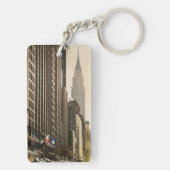 New York, St. e-42 und Chrysler-Gebäude Schlüsselanhänger (Rückseite)
