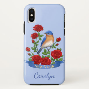 New York Staat Bird und Blume iPhone XS Hülle