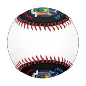 NEW YORK STAAT FLAG BASEBALL (Rückseite)
