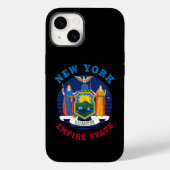 NEW YORK STAAT FLAG Case-Mate iPhone HÜLLE (Rückseite)