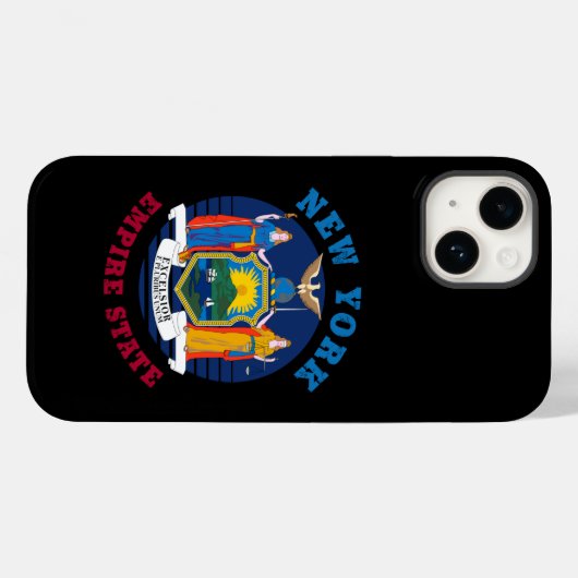 NEW YORK STAAT FLAG Case-Mate iPhone HÜLLE (Rückseite (Horizontal))