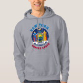 NEW YORK STAAT FLAG HOODIE (Vorderseite)
