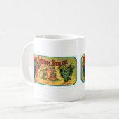 New York Staat Grapes Kaffeetasse (Vorderseite Links)