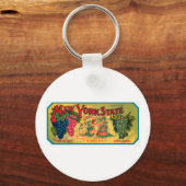 New York Staat Grapes Schlüsselanhänger (Vorderseite)