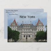New York Staat Hauptstadt Albany New York Postkarte (Vorne/Hinten)
