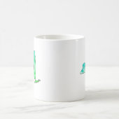 New York Staat Map Wasserfarbenmalerei Kaffeetasse (Mittel)