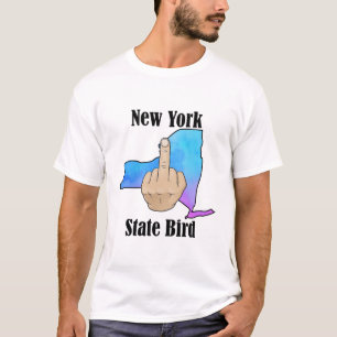 New York Staat Vogel T - Shirt Mittelfinger
