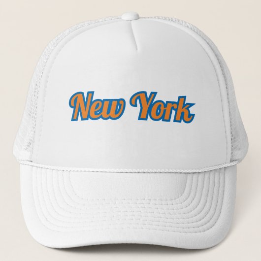 New York Staatsstolz Custom Truckerkappe (Vorderseite)