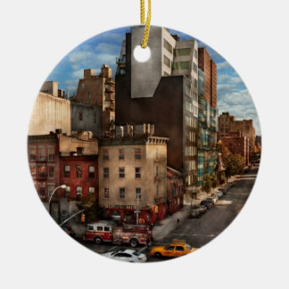 New York - Stadt - Die Ecke 10. Ave & W 18. Keramik Ornament