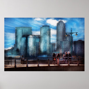 New York - Stadt - Hudson River Park - Downtown Poster