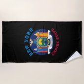 NEW YORK STATE FLAG BEACH TOWEL STRANDTUCH (Vorderseite)