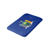 New York State Flag Design Badematte (Schrägansicht)