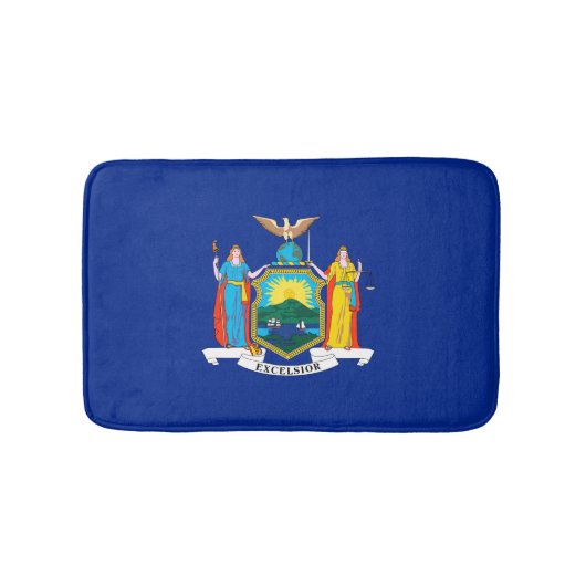 New York State Flag Design Badematte (Vorderseite)