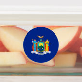 New York State Flag Design Etiketten (Befestigt)