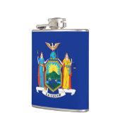 New York State Flag Design Flachmann (Links)