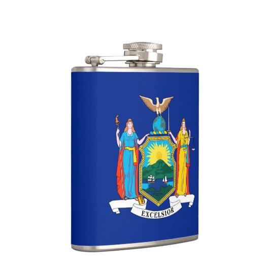 New York State Flag Design Flachmann (Rechts)