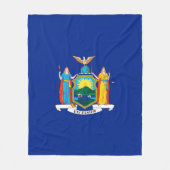New York State Flag Design Fleecedecke (Vorderseite)