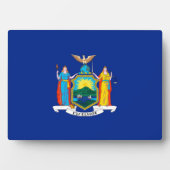 New York State Flag Design Fotoplatte (Vorderseite)