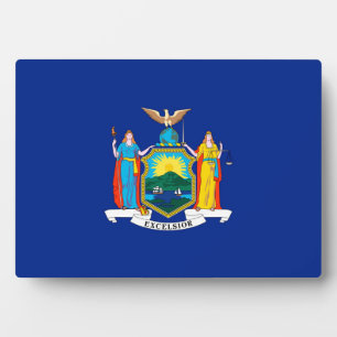 New York State Flag Design Fotoplatte