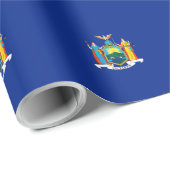New York State Flag Design Geschenkpapier (Rolleneckpunkt)