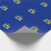 New York State Flag Design Geschenkpapier (Ecke)