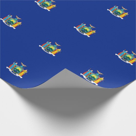 New York State Flag Design Geschenkpapier (Ecke)
