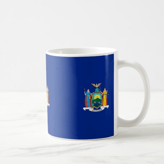 New York State Flag Design Kaffeetasse (Rechts)
