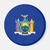 New York State Flag Design Magnet (Vorne)