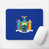 New York State Flag Design Mousepad (Mit Mouse)