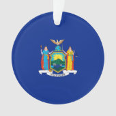 New York State Flag Design Ornament (Vorderseite)