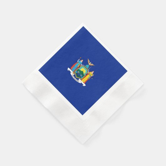 New York State Flag Design Serviette (Ecke)