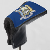 New York State Flag Golf Head Cover Headcover (3/4 Vorderseite)