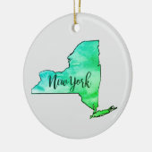 New York State Malerei Illustration Ornament (Links)
