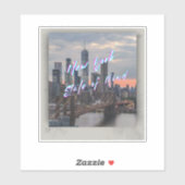 New York State of Mind Ästhetik Vinyl Aufkleber (Blatt)