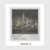 New York State of Mind, City Lights Vinyl-Aufklebe Aufkleber (Blatt)