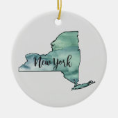 New York State Painting Illustration Keramik Ornament (Vorne)