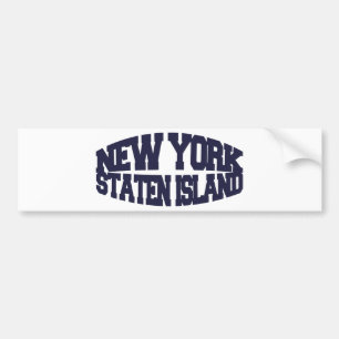 New York Staten Island Autoaufkleber