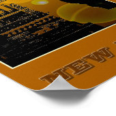 New York Statue of Liberty - 02 - Travel Poster (Ecke)