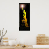 New York Statue of Liberty - 04 - Travel Poster (Küche)