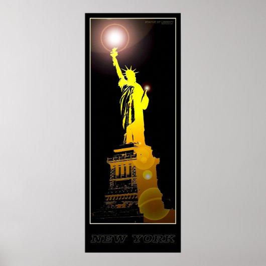 New York Statue of Liberty - 04 - Travel Poster (Vorne)