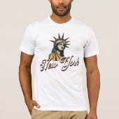 New York, Statue Of Liberty. Iconic City Pride T-Shirt (Vorderseite)