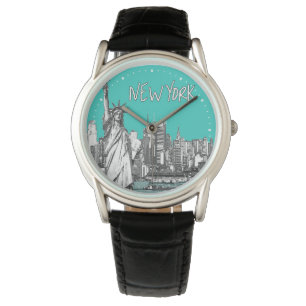 New York Statue of Liberty Modern Armbanduhr