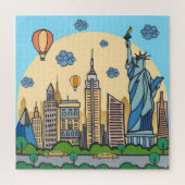 New York Statue of Liberty Puzzle (Vertikal)
