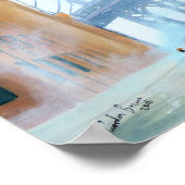 New York Stickball Brooklyn Bridge Gordon Bruce Poster (Ecke)